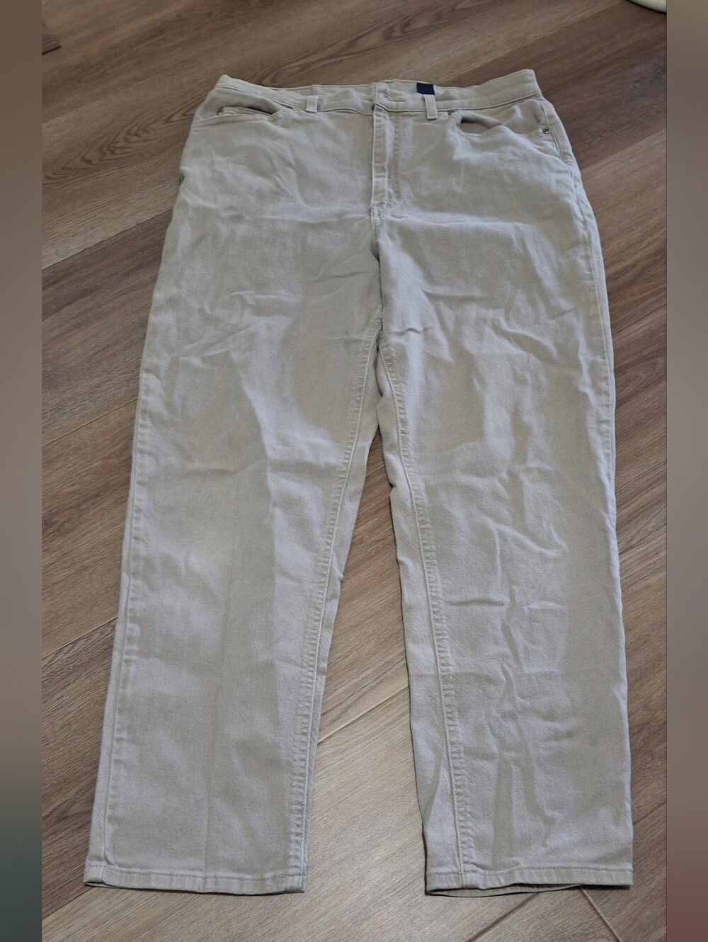 Womens Casual Chic Workwear Streetwear Crazy Horse Pants Size 14 .